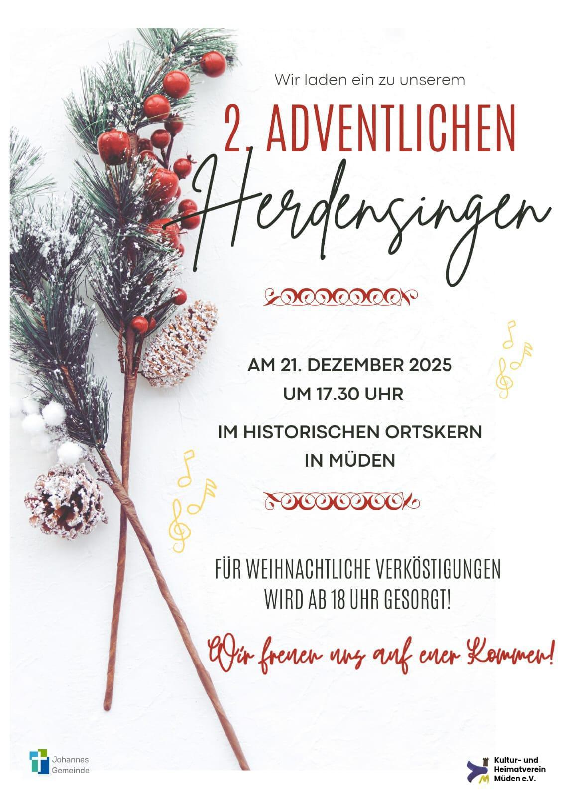 2. Adventliches Herdensingen in Müden