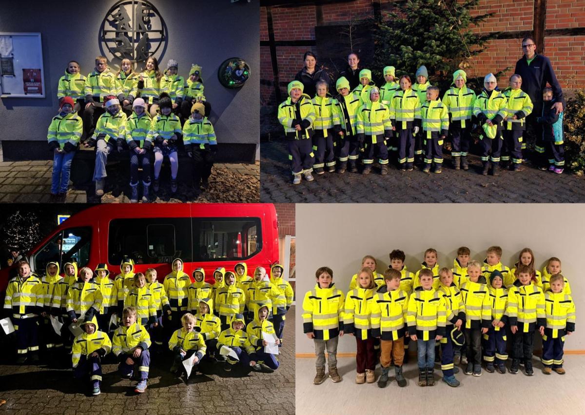 Winterjacken für die Kinderfeuerwehr Fahle Heide 🚒👨🚒 Winterjacken für die Kinderfeuerwehr Fahle Heide 🚒👨🚒
