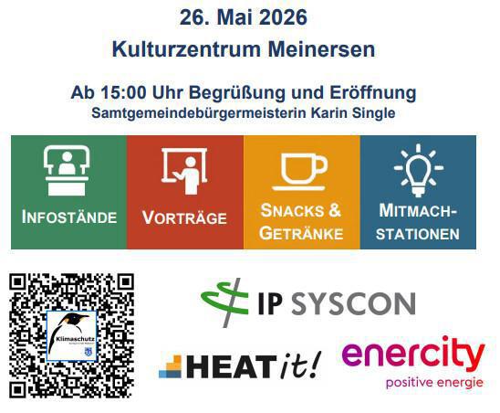 Einladung: Vorstellung des Abschlussberichts zur kommunalen Wärmeplanung am 26. Mai 2026