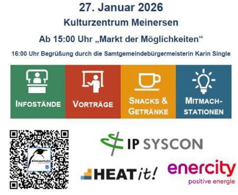 Bürgerinformationsmesse der SG Meinersen zum Stand der "Kommunalen Wärmeplanung".