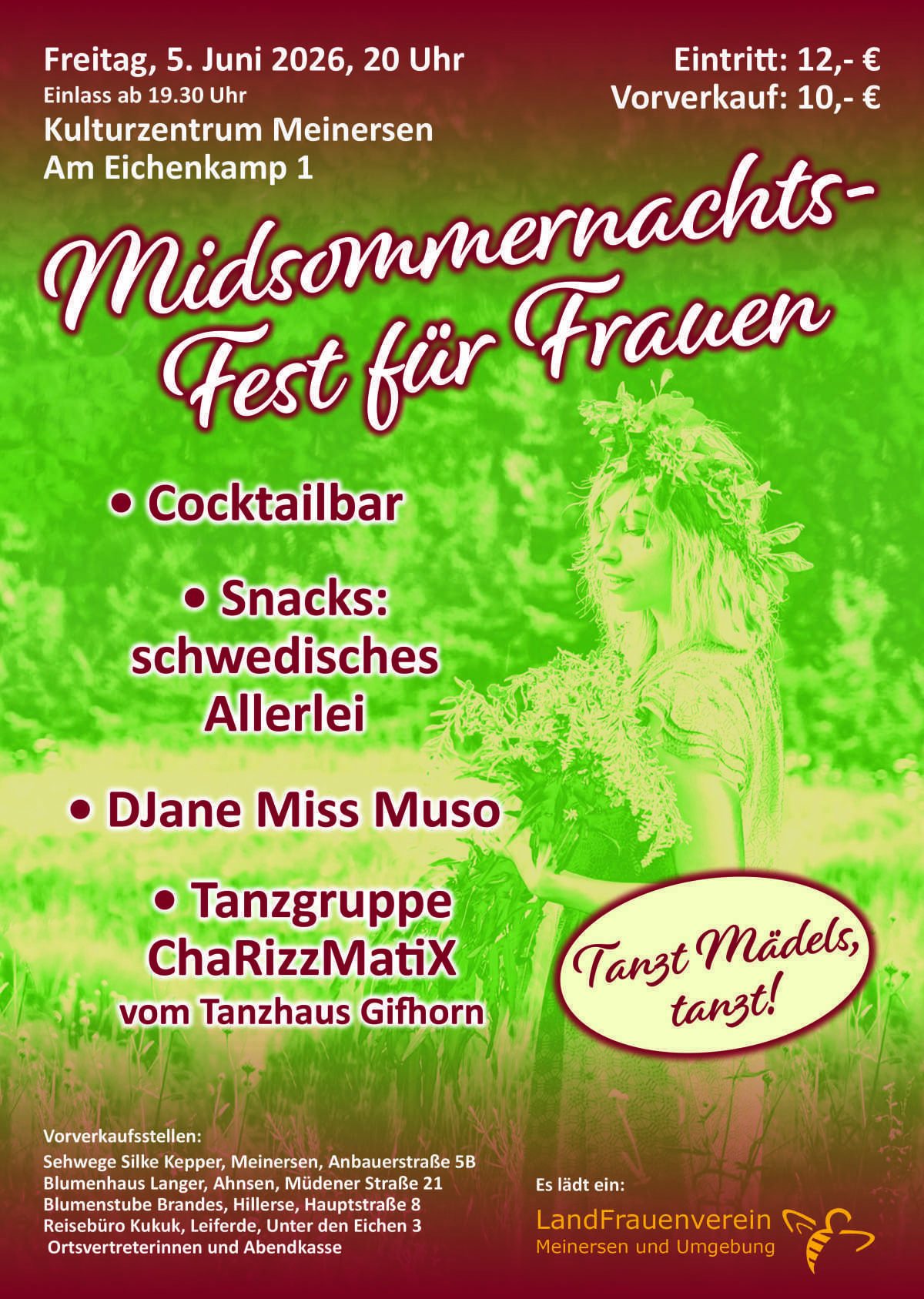 Midsommernachtsfest für Frauen