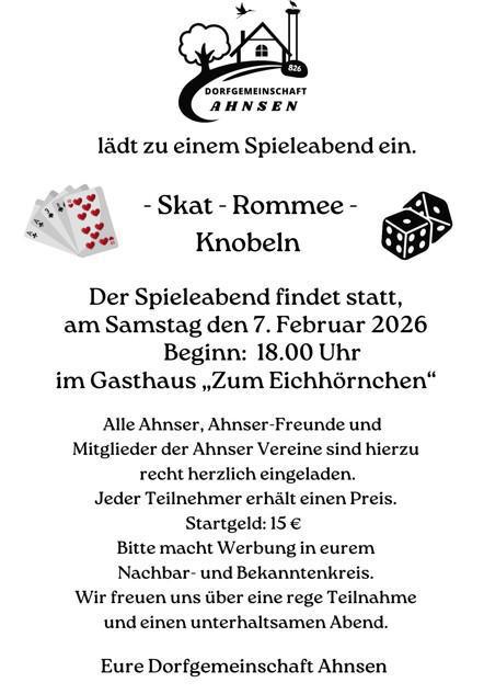 Ahnsen : Spieleabend