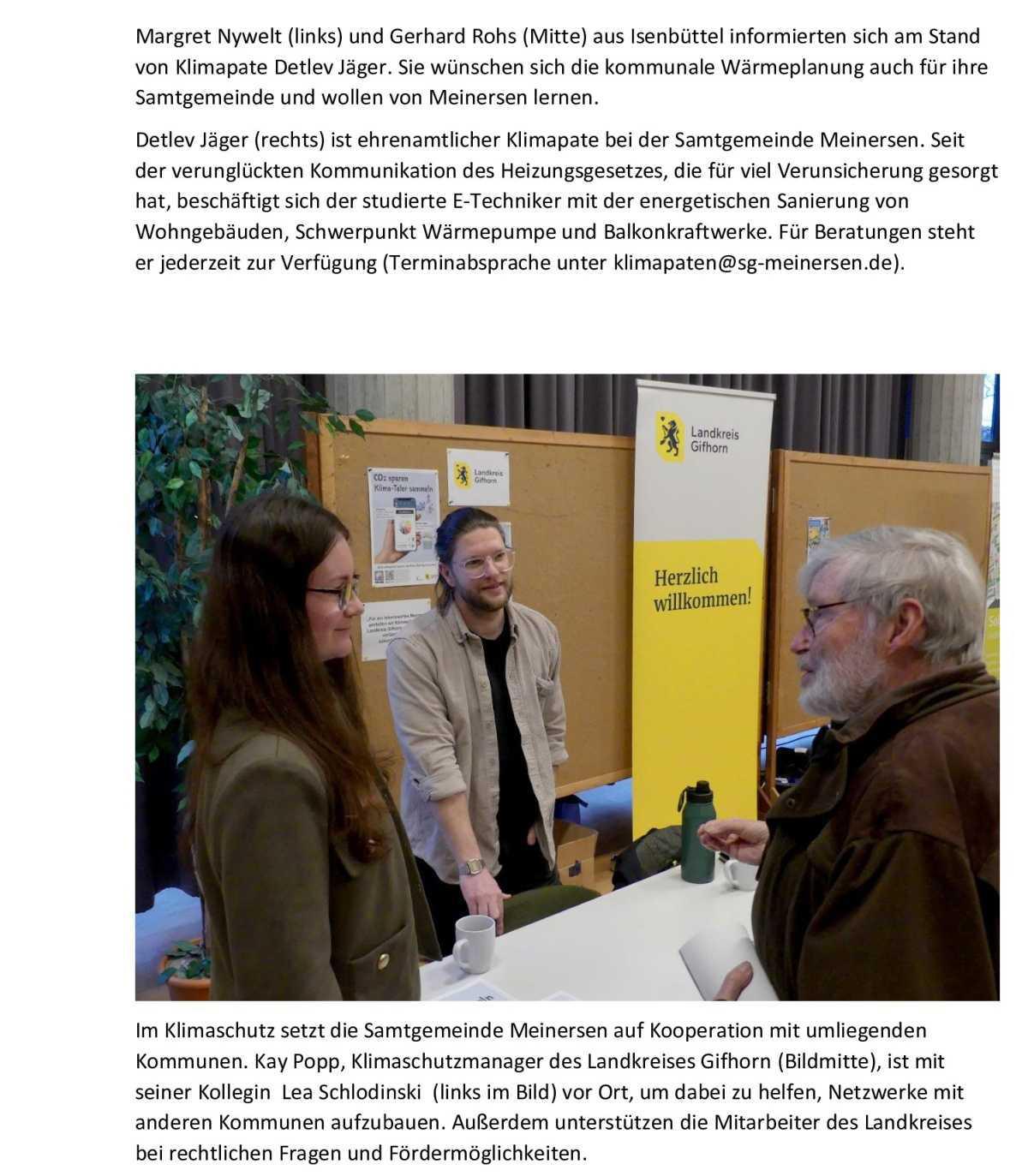 Großes Interesse an der Wärmewende der Samtgemeinde Meinersen