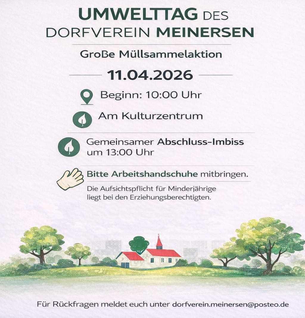 Umwelttag des Dorfverein Meinersen