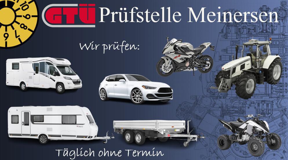 GTÜ Prüfstelle Meinersen - Wir helfen Ihnen! Täglich ohne Termin GTÜ Prüfstelle Meinersen - Wir helfen Ihnen! Täglich ohne Termin