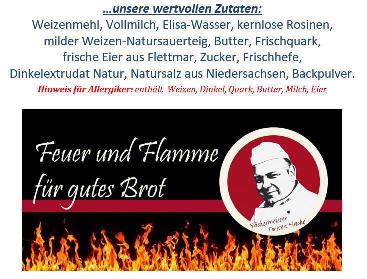 Butter-Osterbrot mit ordentlich Frischquark & kernlosen Rosinen ab 10.03.26 