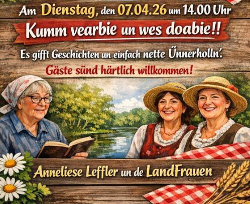 Plattdüütscher Namiddag am 07.04.2026