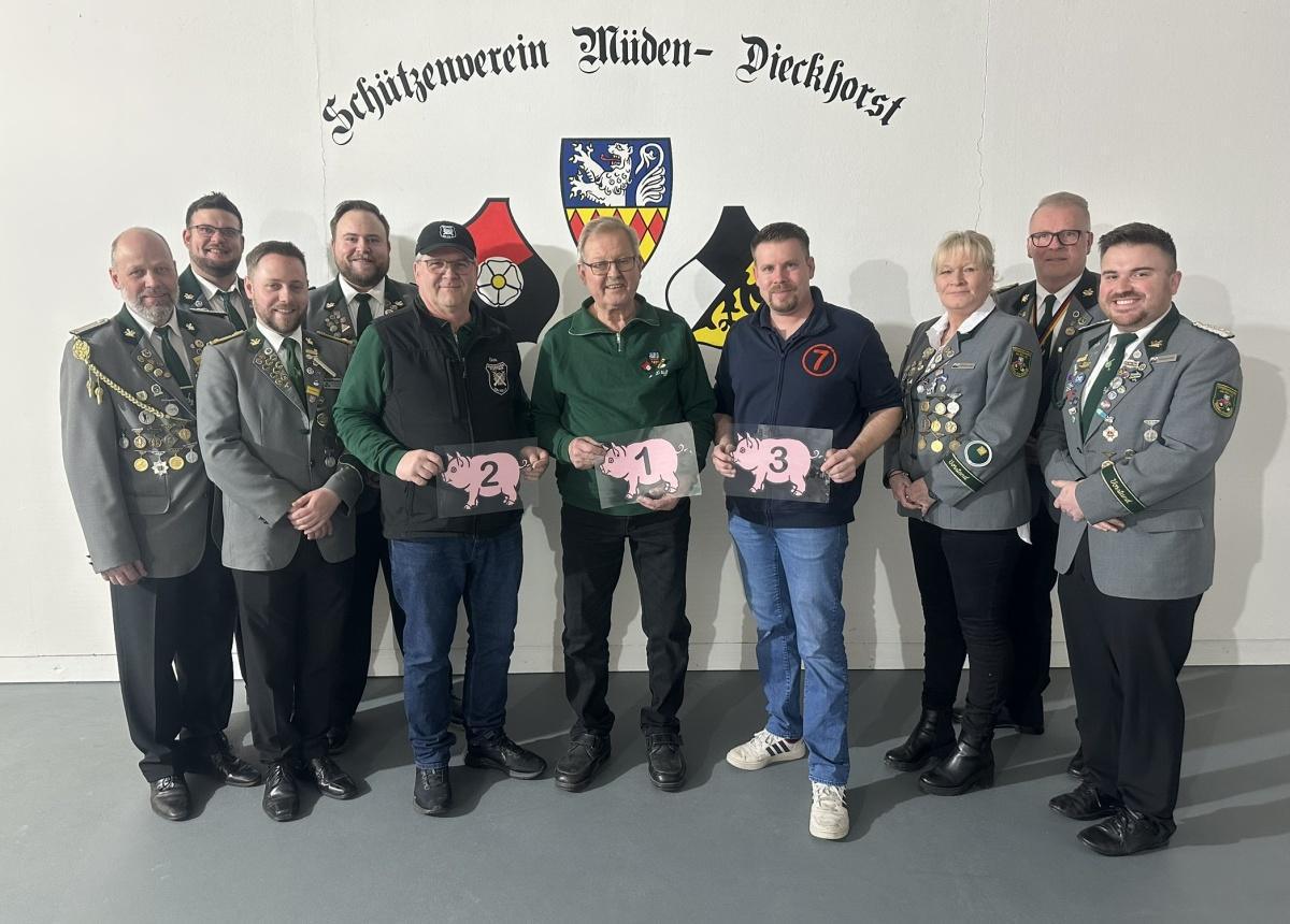 Schützenverein Müden-Dieckhorst - Friedrich-Wilhelm Meyer siegte Schützenverein Müden-Dieckhorst - Friedrich-Wilhelm Meyer siegte
