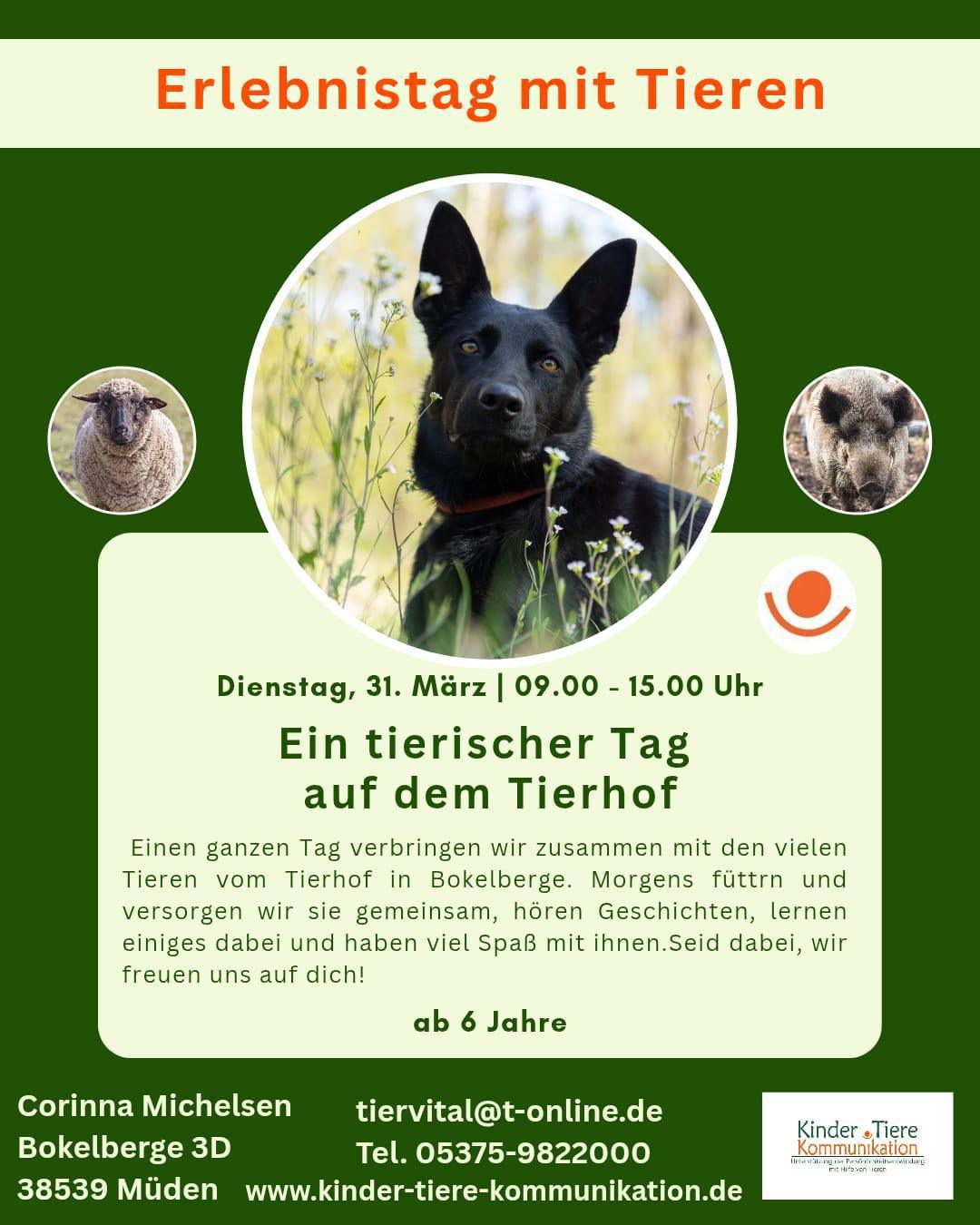 Osterferienspass Tierhof Bokelberge - Viele tolle Aktionen!