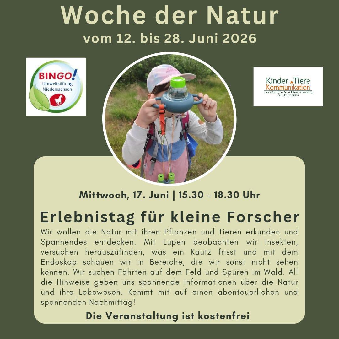 Woche der Natur - Tierhof Bokelberge - Viele kostenfreie Naturangebote für die ganze Familie!