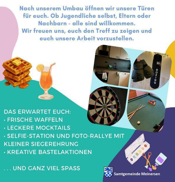Meinersen: Tag der offenen Tür im Jugendtreff Meinersen am 14.03.26