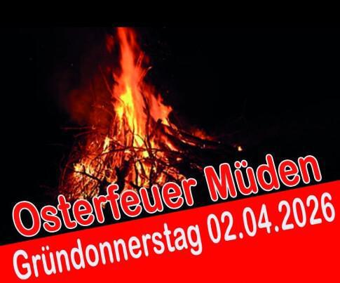 Müden: Holzannahme für das Osterfeuer