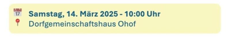 Umwelttag Ohof am 14.03.26