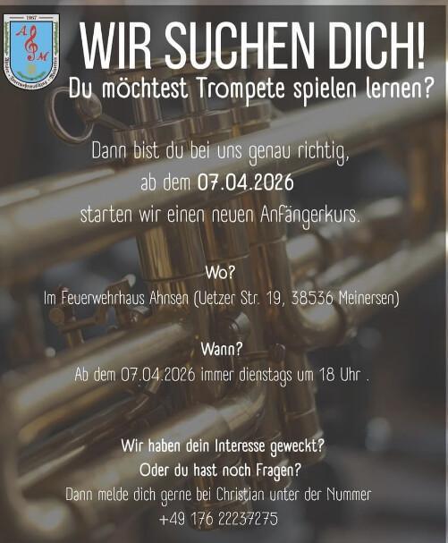 Du möchtest Trompete spielen lernen? Neuer Anfängerkurs startet