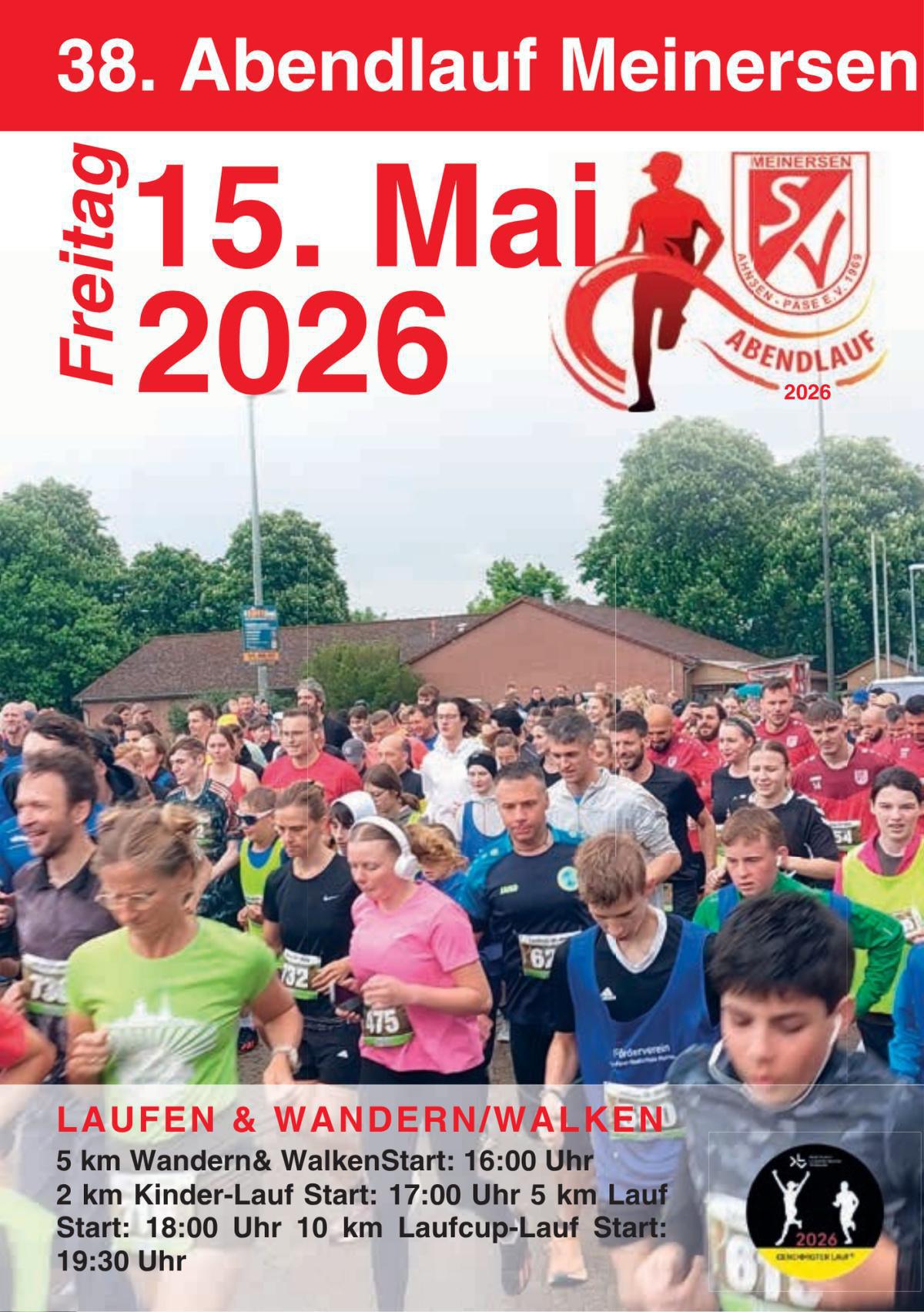 Der 38. Abendlauf in Meinersen steht wieder bevor!Hier das Programmheft Der 38. Abendlauf in Meinersen steht wieder bevor!Hier das Programmheft