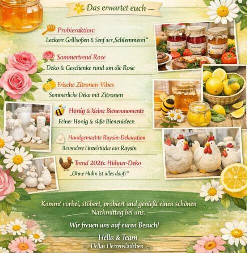 Sommermarkt bei Hella's Herzenslädchen