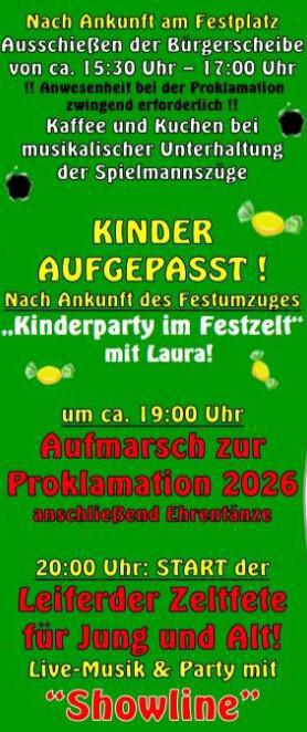 Schützenfest Leiferde vom 01.05.26 - 03.05.26