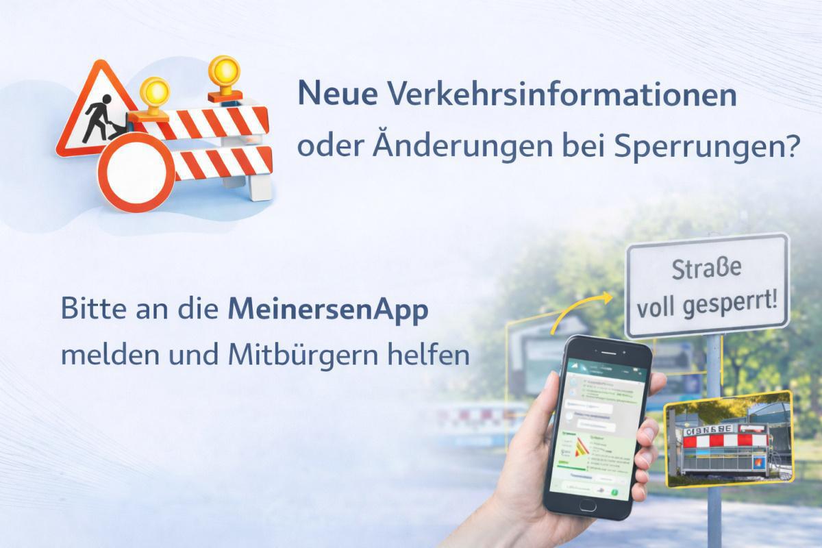 Poststraße in Hillerse vom 14. bis 17. April 2026 wegen Gasleitungs-Reparatur gesperrt