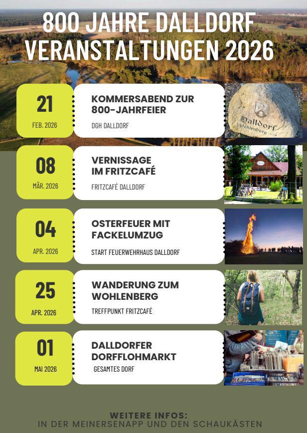 Oldtimer-Treffen am 17.05.26 # 800 Jahre Leiferde & Dalldorf