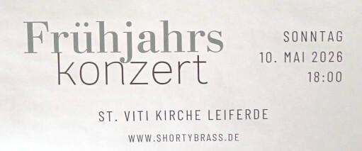 Frühjahrskonzert in Leiferde am 10.05.2026
