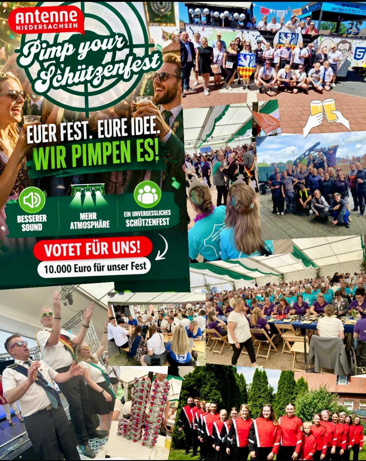 Unterstützt das Schützenfest Müden-Dieckhorst mit eurer Stimme!