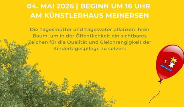Baumpflanzaktion der Kindertagespflegepersonen der SG Meinersen am 04.05.26