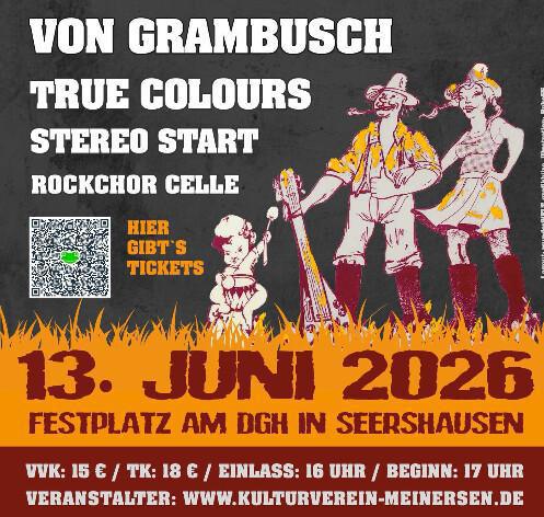 Rock upp`m Dorpe - Vorverkauf gestartet - Ticketaktion "4 für 3" und " unter 21 Jahren 5 € Rabatt"