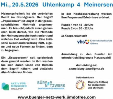 Escaperoom „Meinungsfreiheit“: Spielerisch ins Gespräch kommen