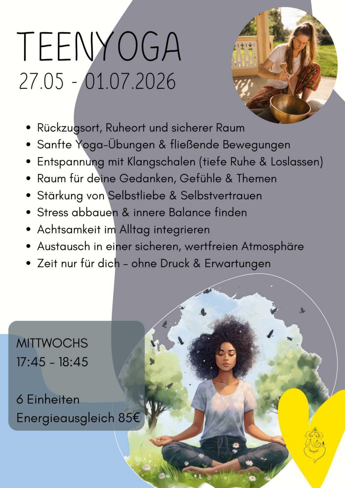 Teenyoga - Neuer Kurs