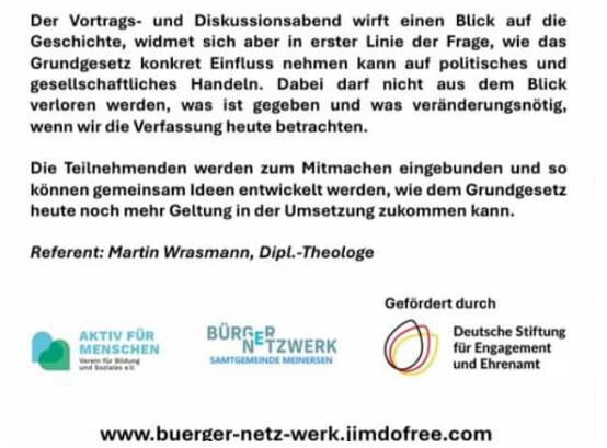 Vortrags- und Diskussionsabend 