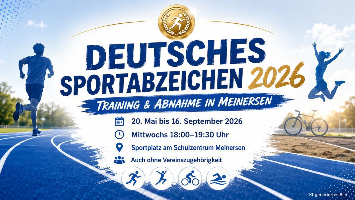 Sportabzeichen 2026: Training und Abnahme in Meinersen