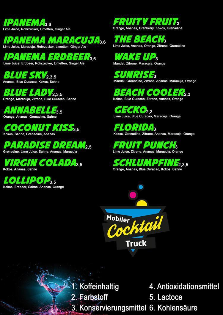 Der Cocktailtruck morgen wieder in Meinersen