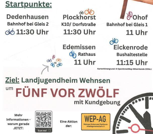 Gemeinsam aufs Rad – für sichere Wege in unserer Region. Gemeinsam aufs Rad – für sichere Wege in unserer Region.