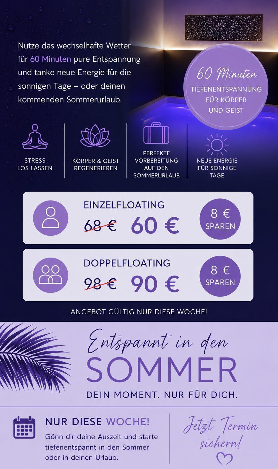 Floating - Deine Auszeit im Sommer #Float Spa & Cosmetics