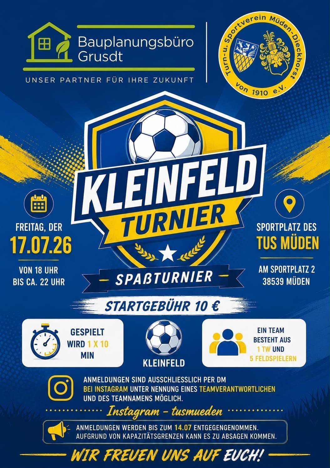 TuS Müden-Dieckhorst: Sportwochenende vom 16.-19. Juli