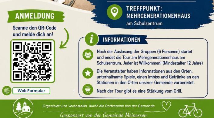 🚴Fahrradrallye der Dorfvereine – jetzt auch in Familien- und Freundesgruppen!