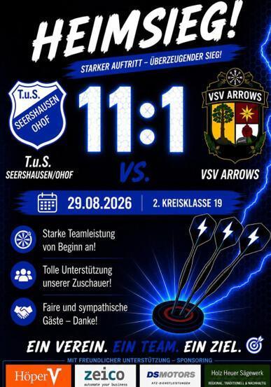 Gelungener Saisonstart für den T.u.S. Seershausen🎯