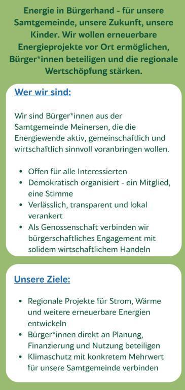 Bürgerenergiegenossenschaft geht an den Start: Gründungsversammlung am 13. November 2026 im DGH Leiferde