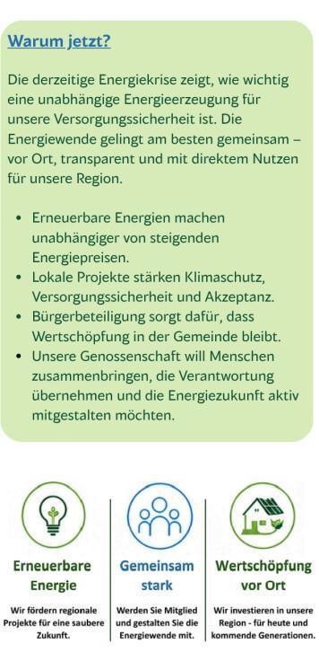 Bürgerenergiegenossenschaft geht an den Start: Gründungsversammlung 