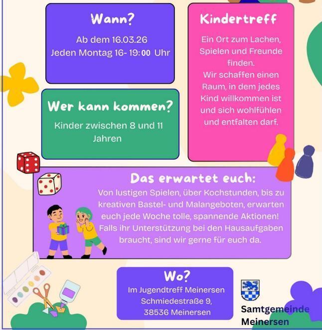 NEU: Kindertreff in Meinersen