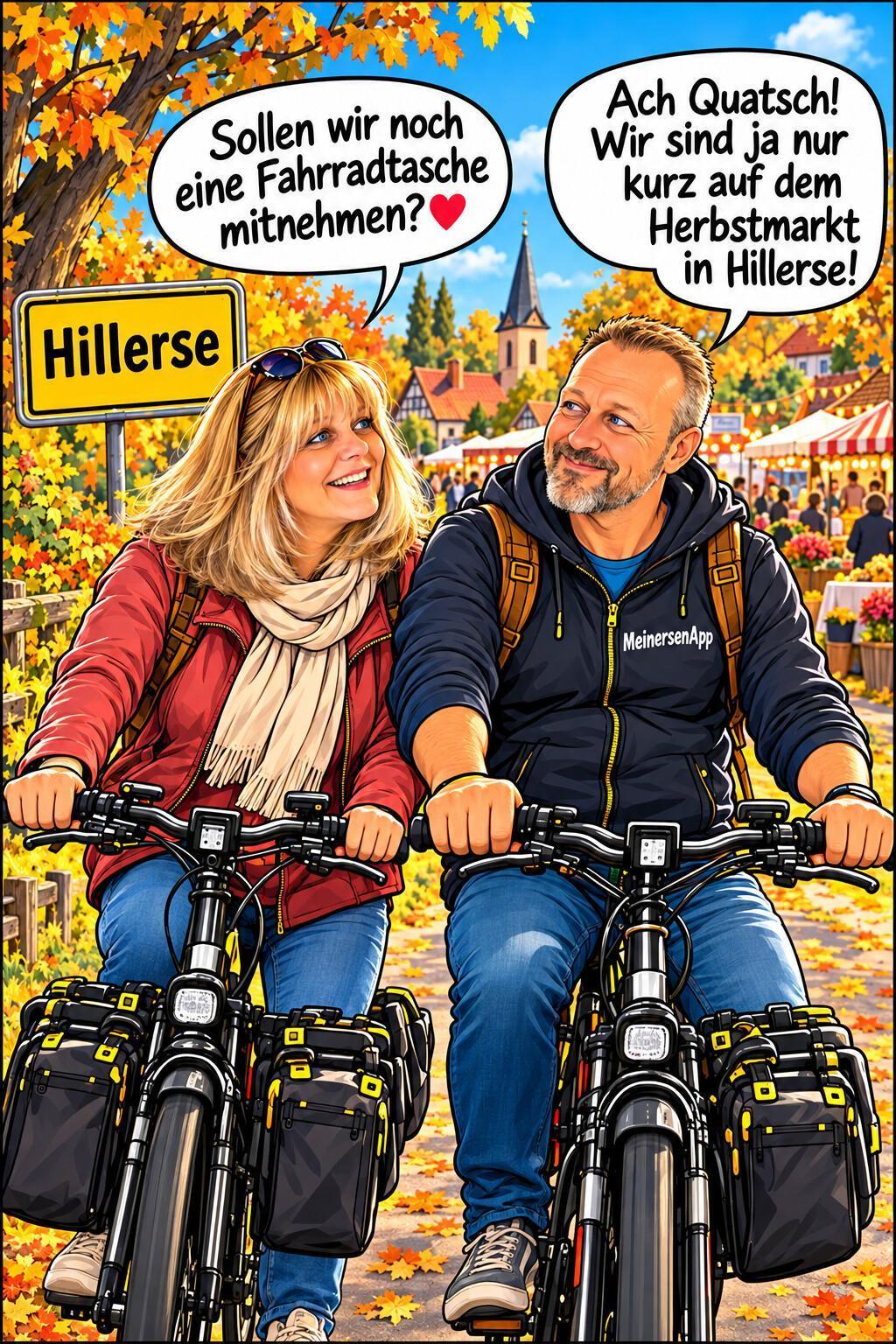 Nicole und Carsten erkunden den Herbstmarkt in Hillerse und das Wohnfest in Ahnsen.