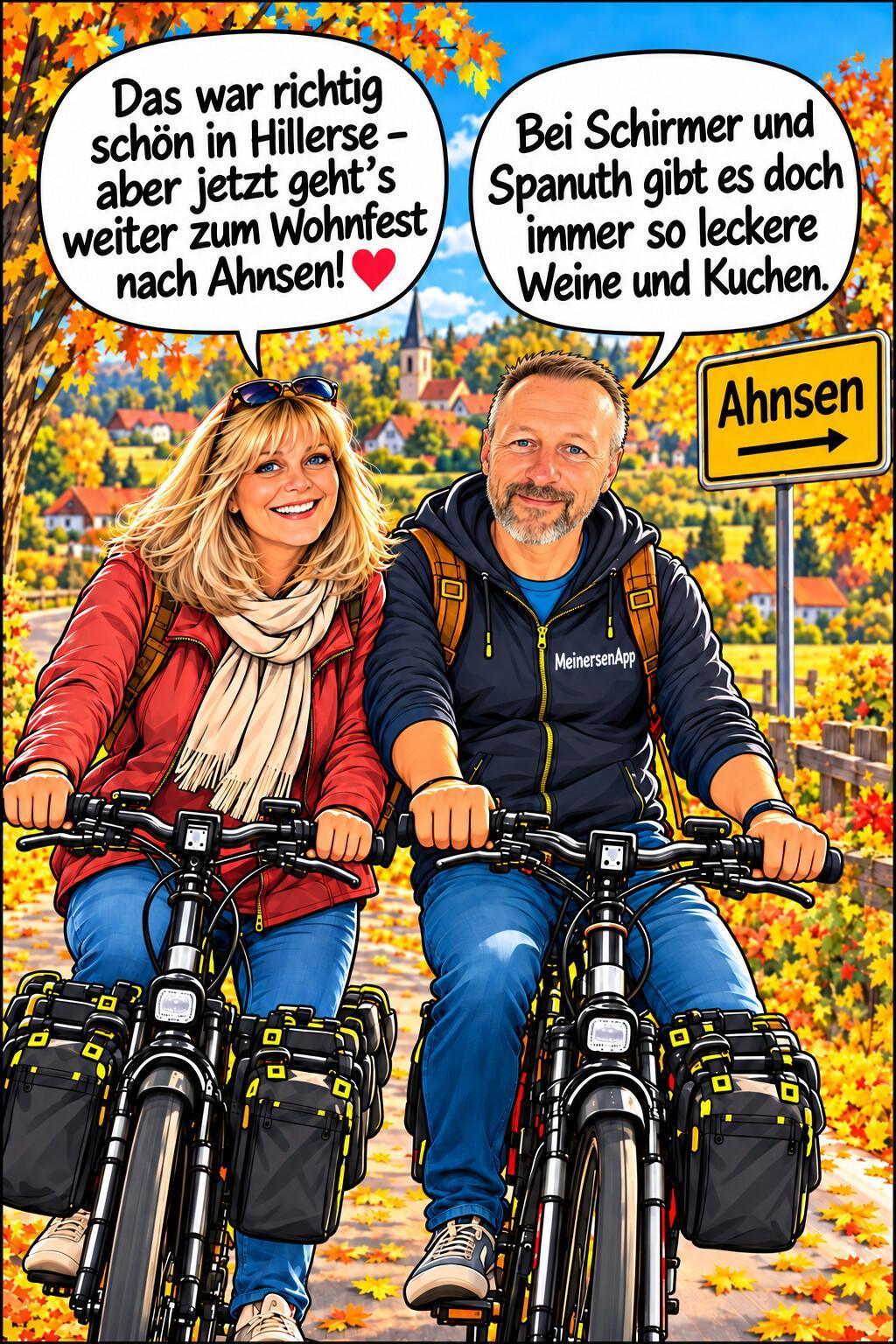 Nicole und Carsten erkunden den Herbstmarkt in Hillerse und das Wohnfest in Ahnsen.