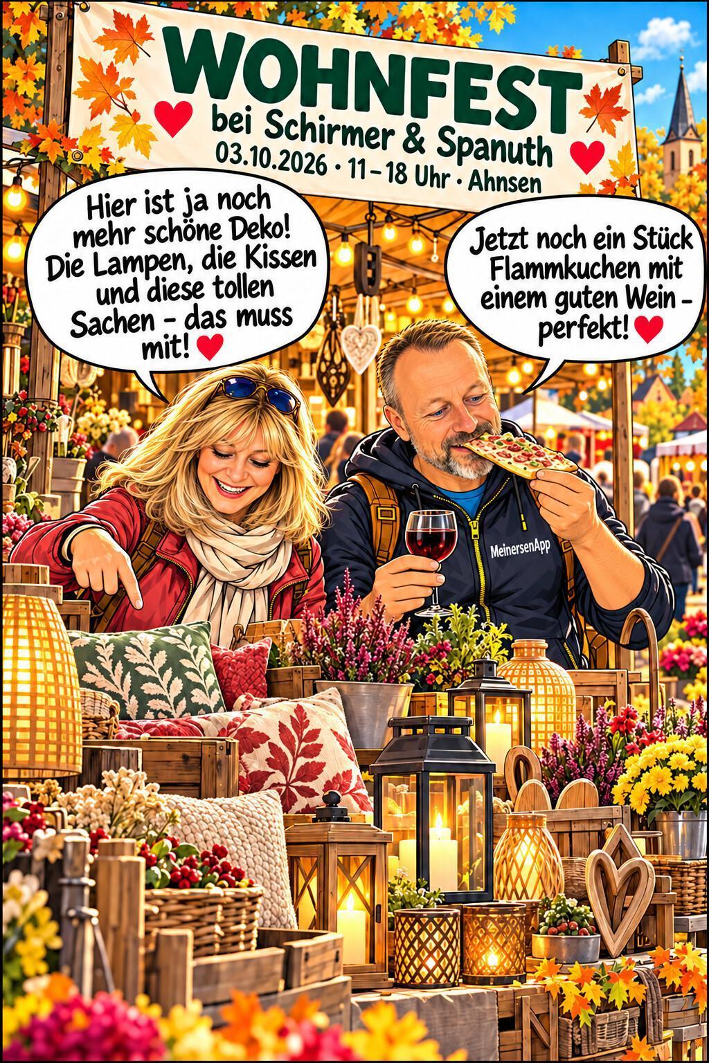 Nicole und Carsten erkunden den Herbstmarkt in Hillerse und das Wohnfest in Ahnsen.