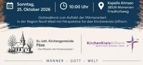 Einladung zum Männersonntag