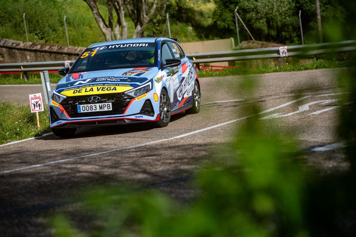 La Copa Hyundai i20 N Rallye en el Rallye Villa de Llanes 2024