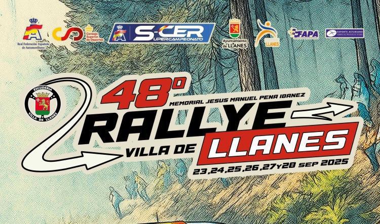  Cartel oficial del 48º Rallye Villa de Llanes