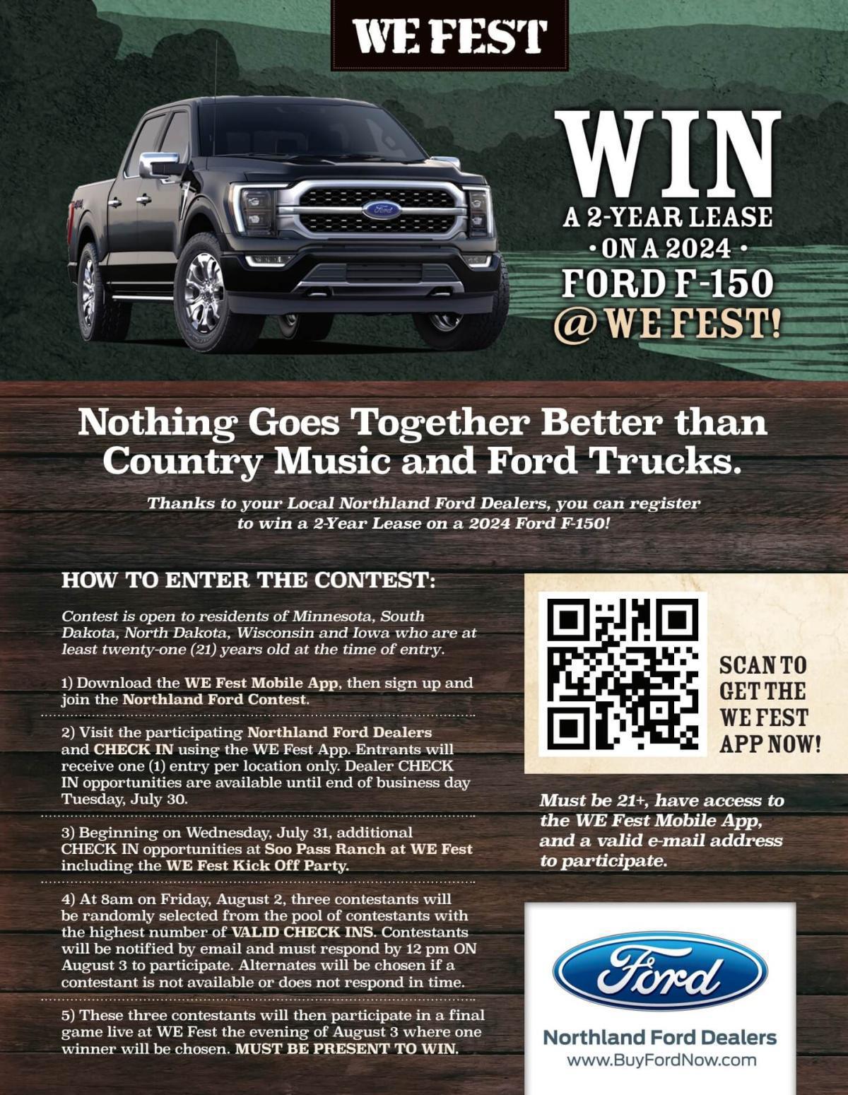 Northland Ford Dealers Contest Details Northland Ford Dealers Contest Details