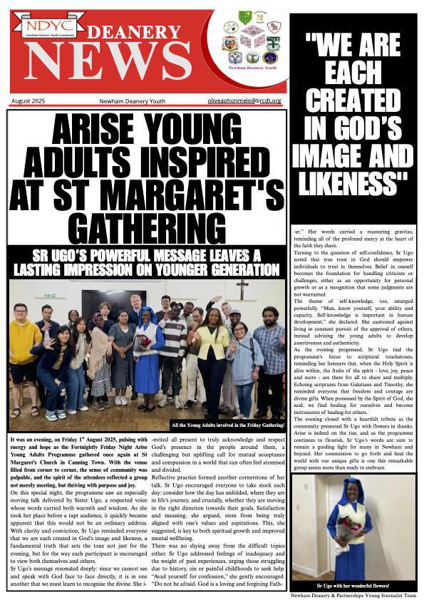 Arise young adults inspired...