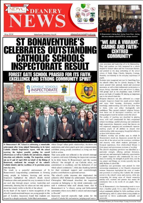 St Bonaventure's Catholic School Inspectorate 