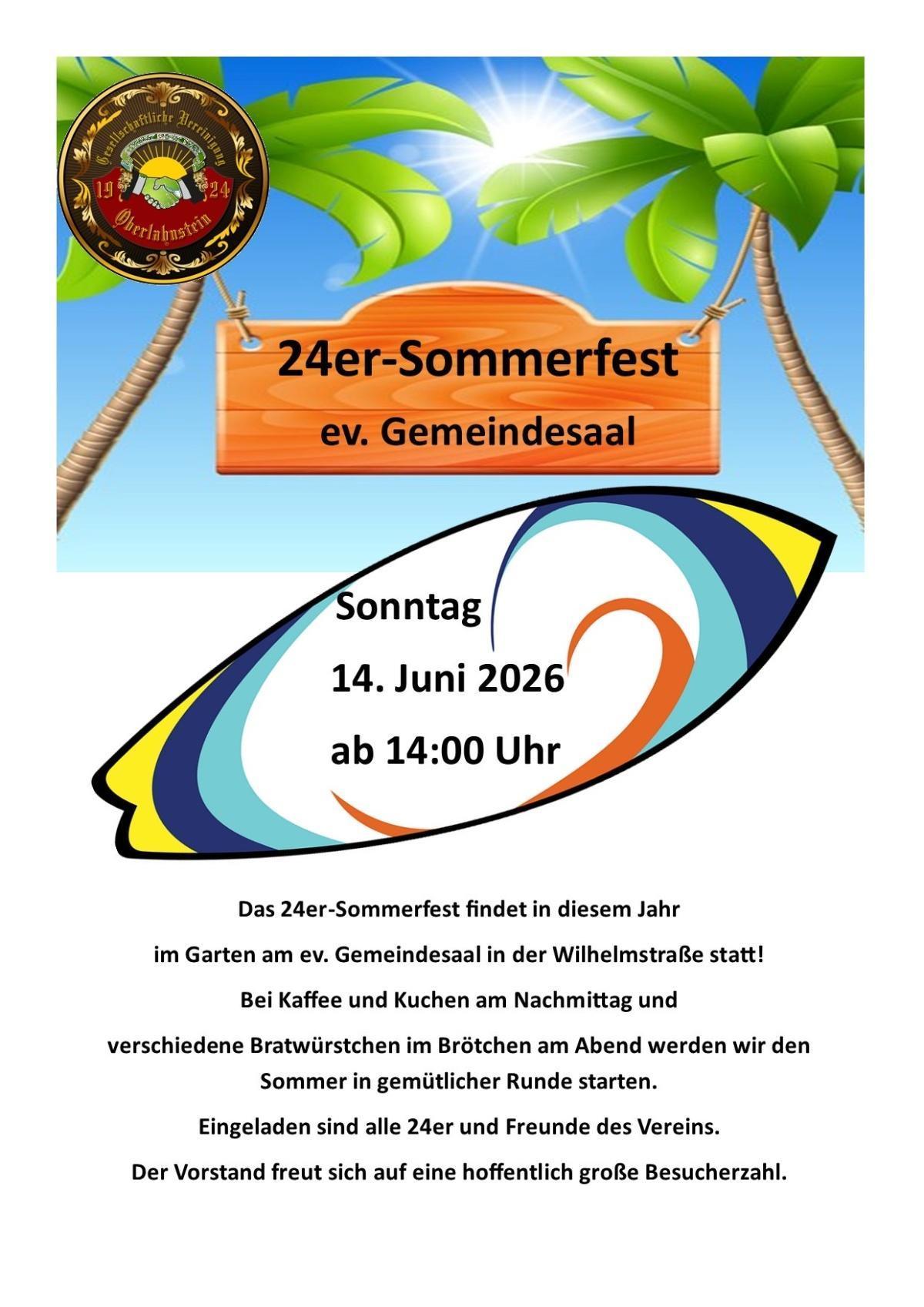 Sommerfest 2026